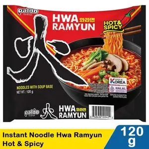 

Paldo Instant Noodle Hwa Ramyun Hot & Spicy 120G
