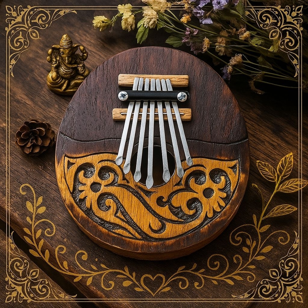KALIMBA ALAT MUSIK TRADISIONAL 7 KUNCI ALAT MUSIK TRADISIONAL KALIMBA