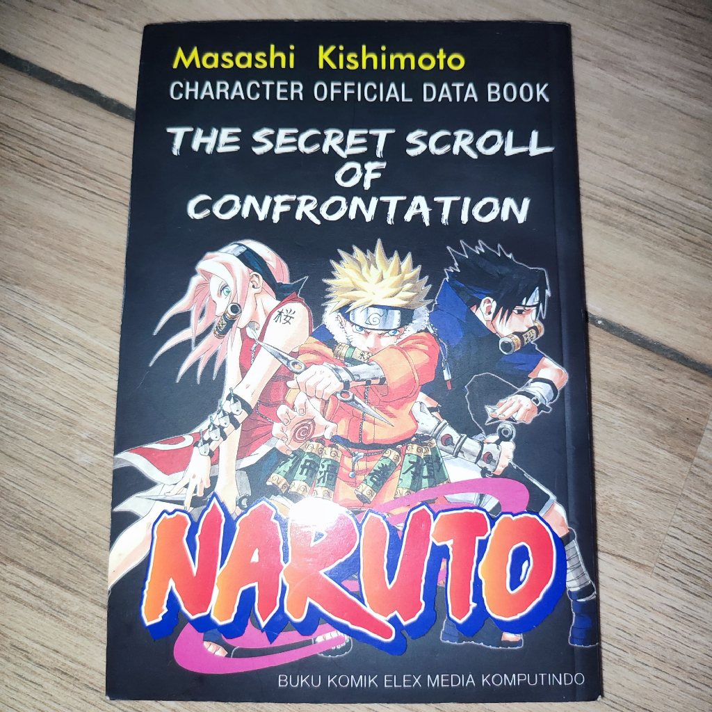 (Komik) Naruto : The Secret Scroll Of Confrontation Character Official Data Book