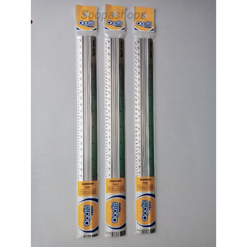 

Penggaris Agatis Prime Aluminium 30 Cm