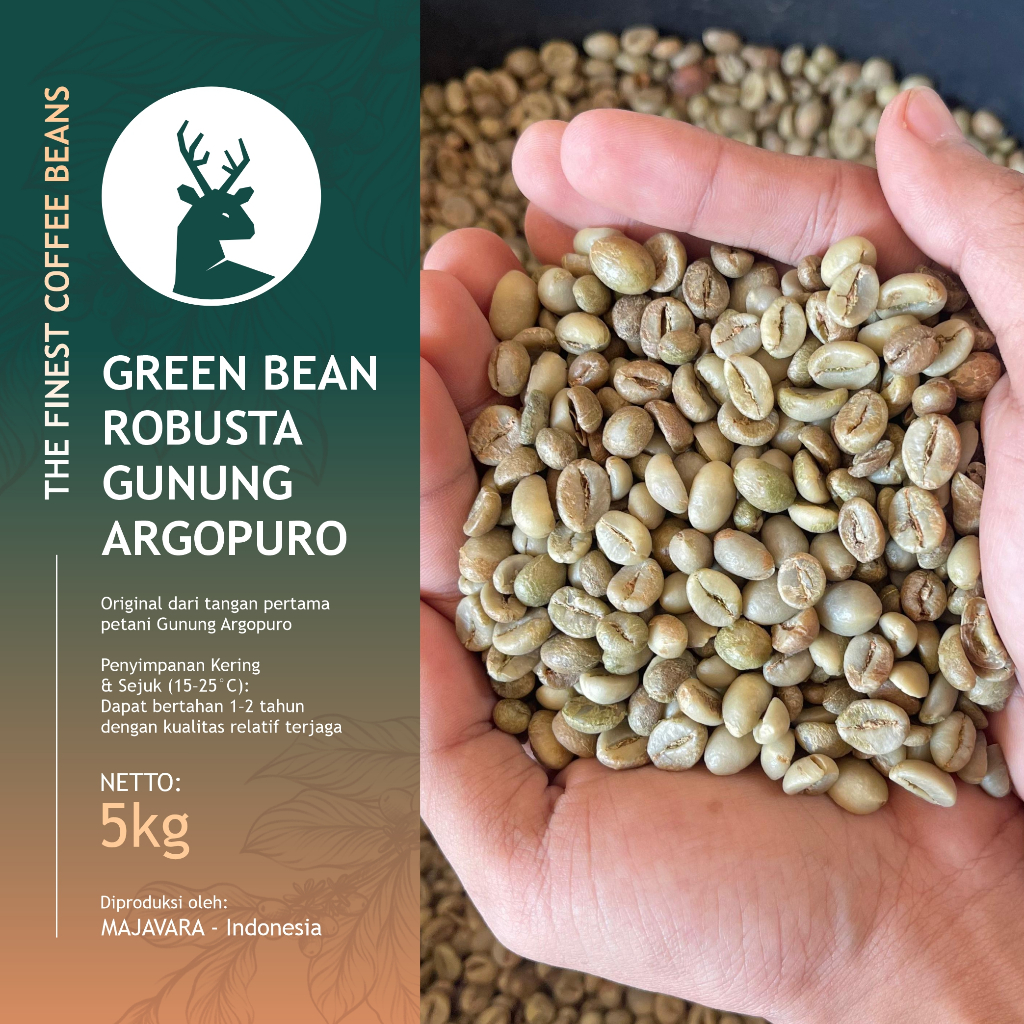 

ROBUSTA 5KG GREEN BEAN ORIGINAL ARGOPURO