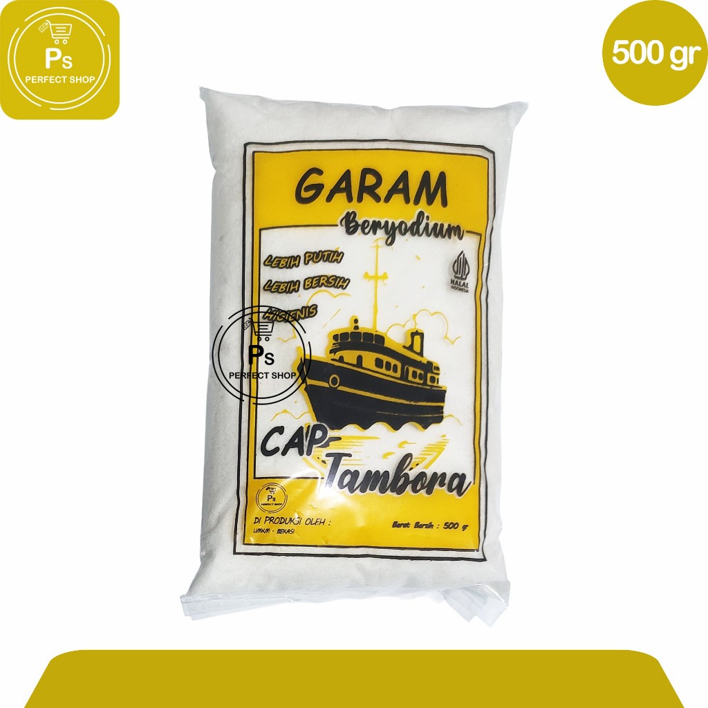 

Garam Halus Dapur Beryodium 500gr
