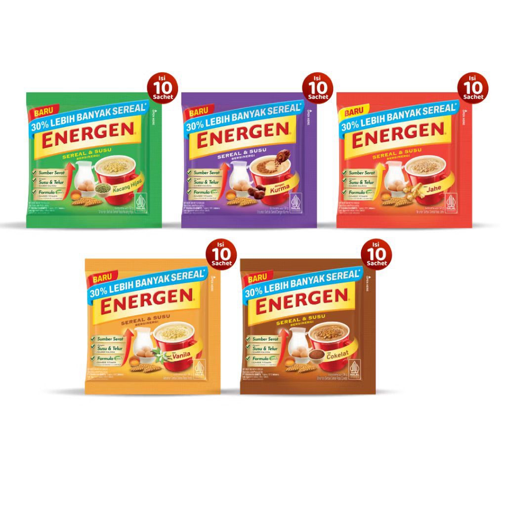 

Energen KACANG HIJAU 1 renteng isi 10