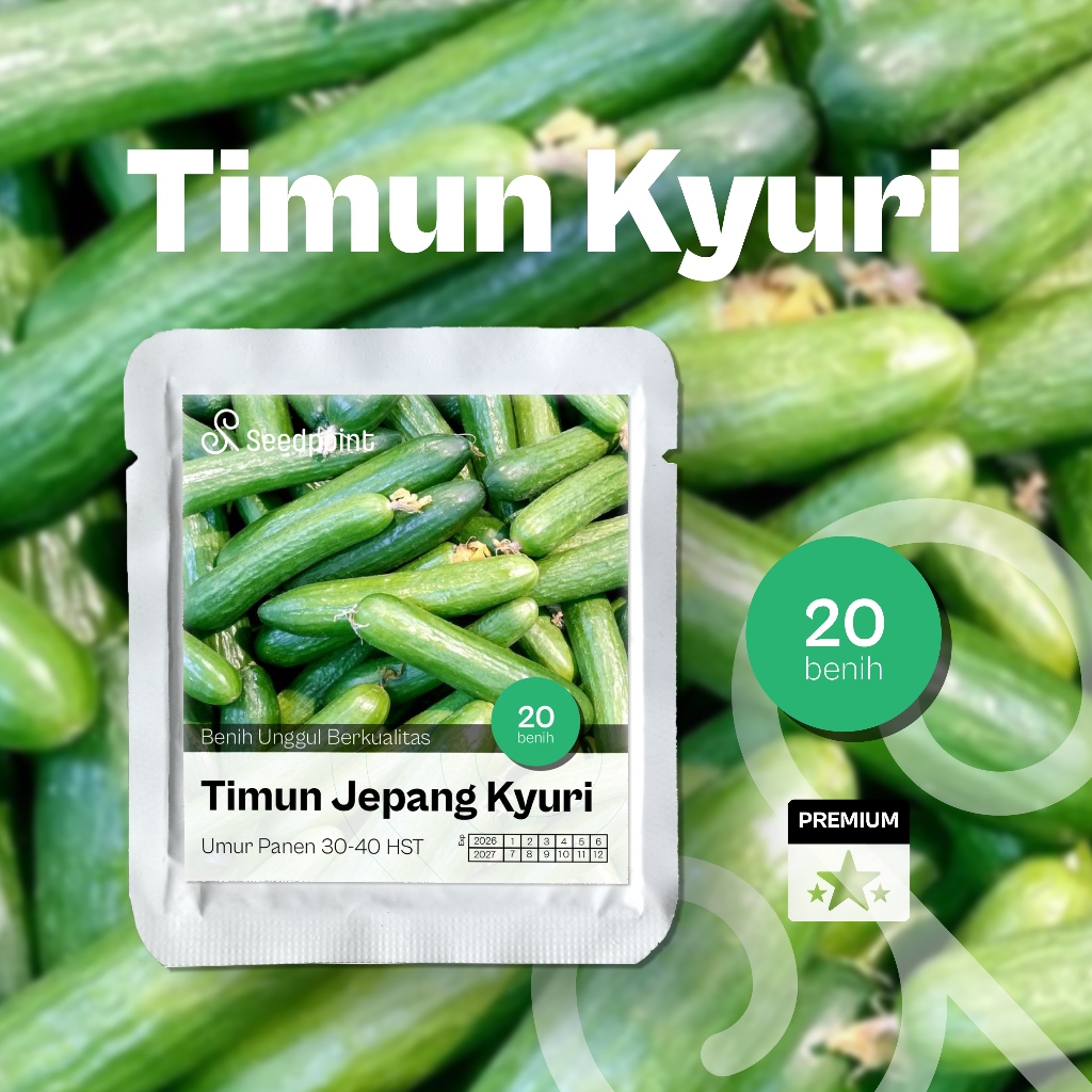 Seedpoint - Benih Timun Jepang Kyuri 20 Biji