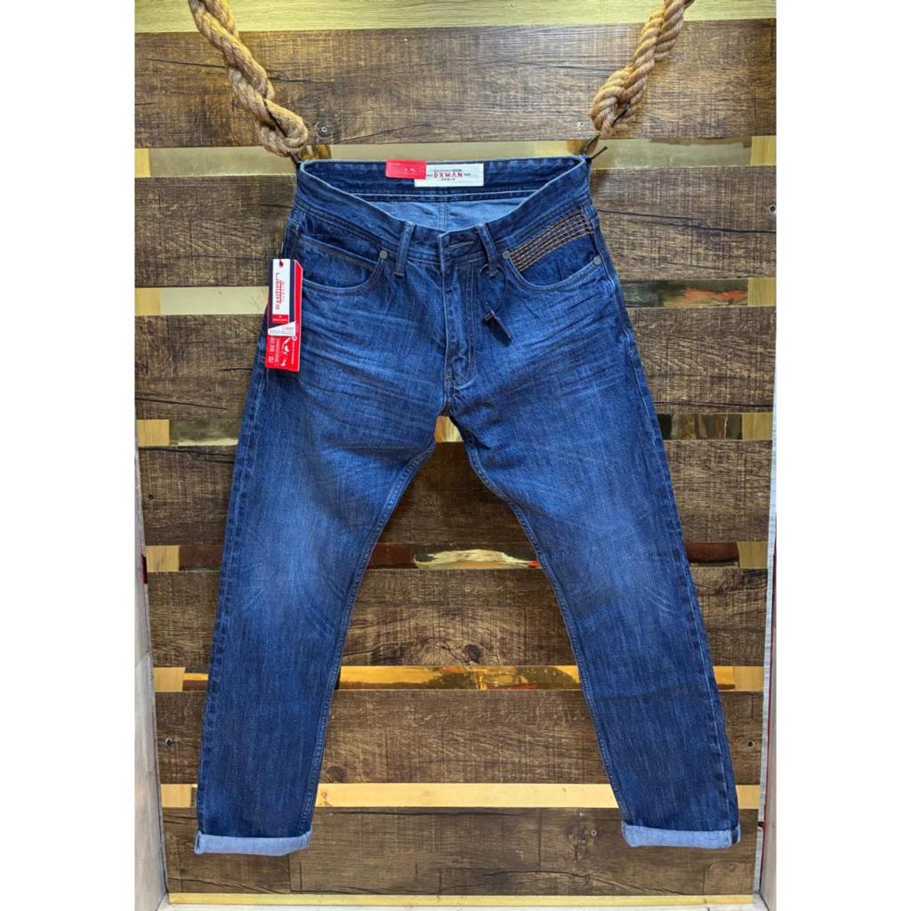 Celana Jeans Pria EXMAN Denim Reguler Nyaman