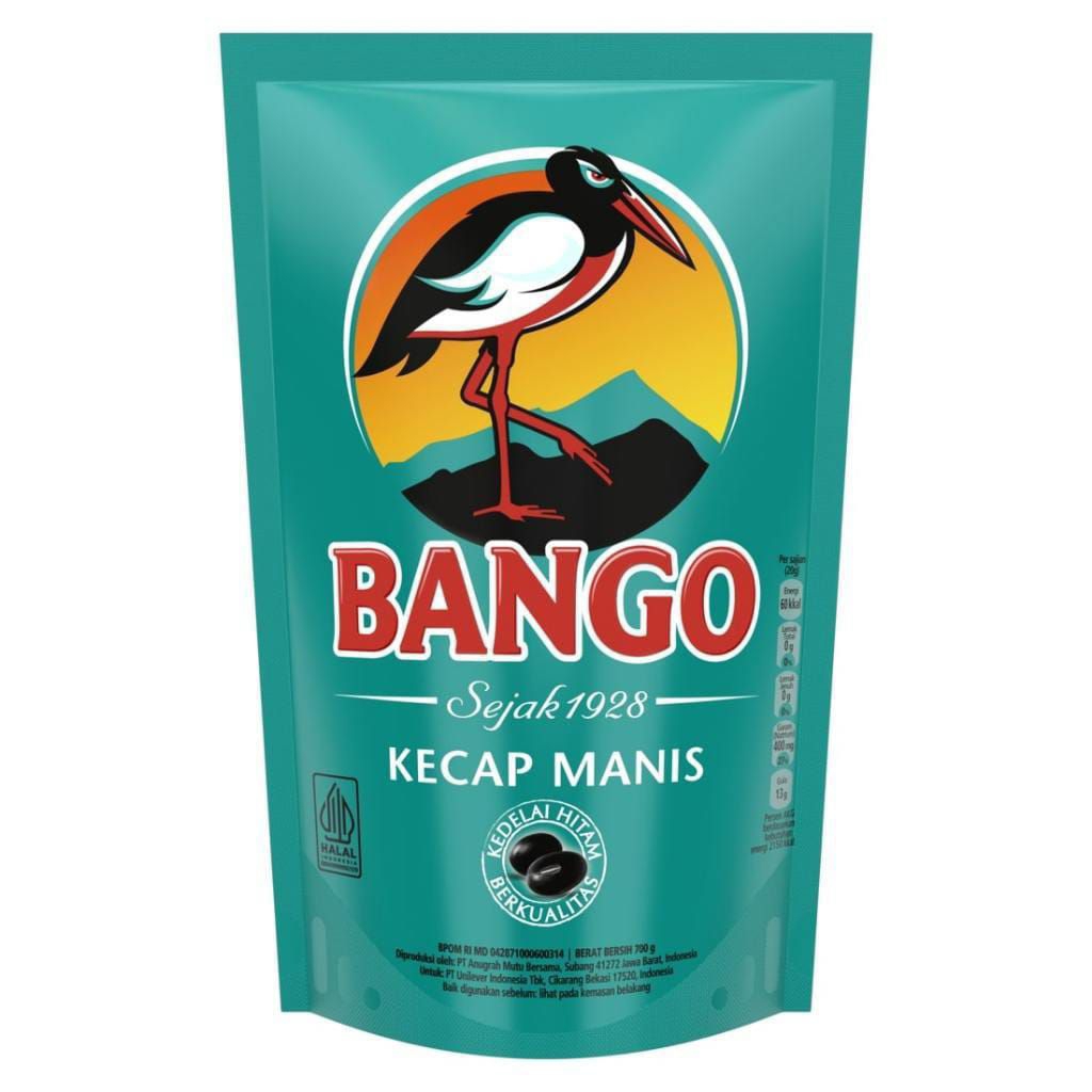 

Kecap Manis Bango 700g, Kecap Bango Pouch, Bango Original Kedela Hitam, Kecap Manis Enak untuk Masakan, Kecap Bango untuk Semur dan Sate
