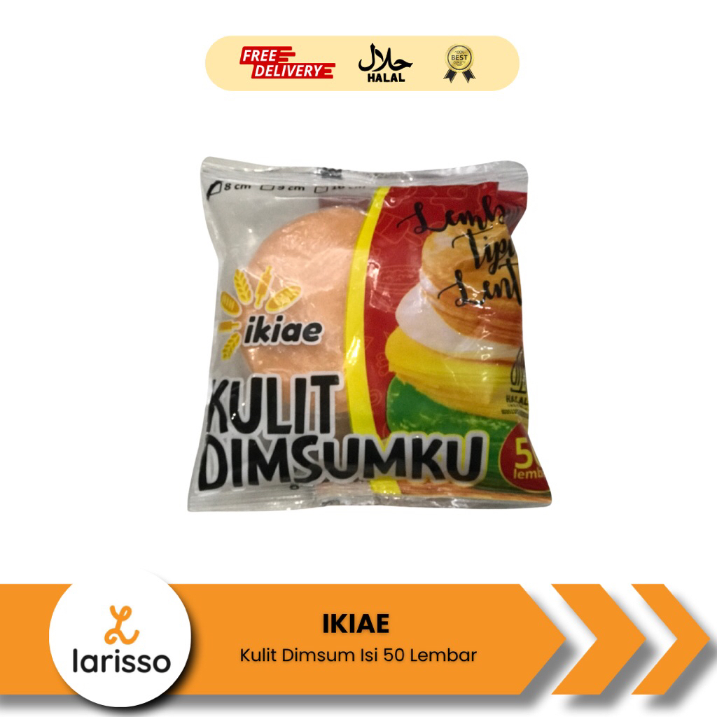 

Ikiae Kulit Dimsum Ukuran 8-9cm Isi 50 Lembar