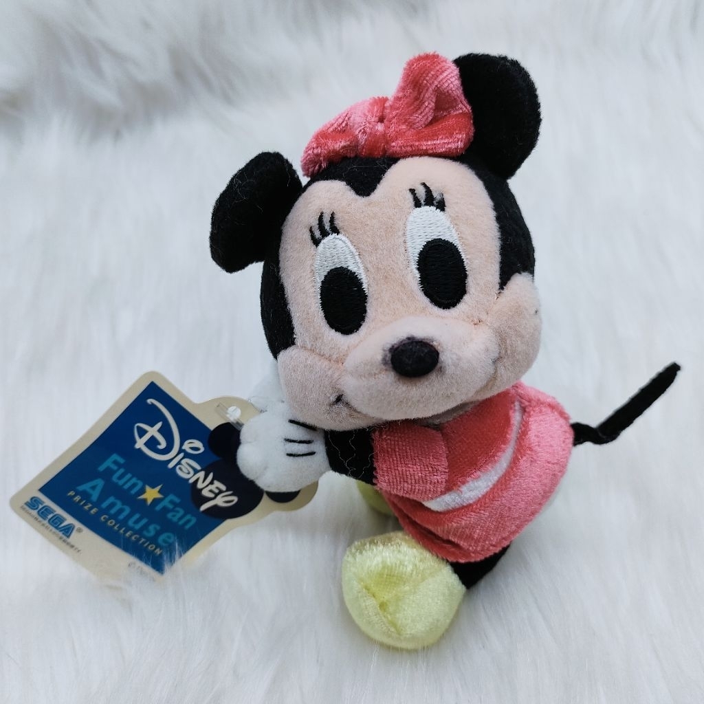 Boneka Minnie Mouse Mini Ori New Tag Boneka Kecil Minnie Mouse Ori Disney