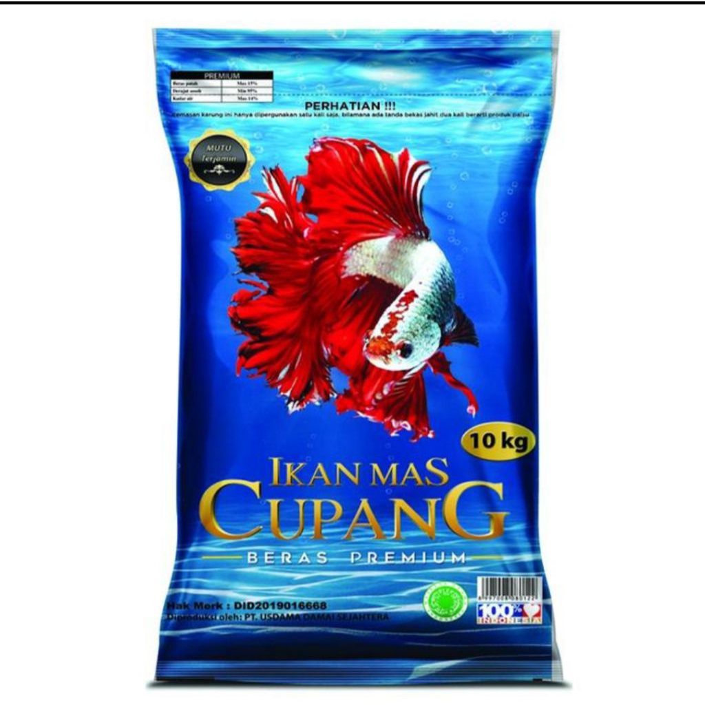 

Beras Premium Ikan Mas CUPANG @10kg