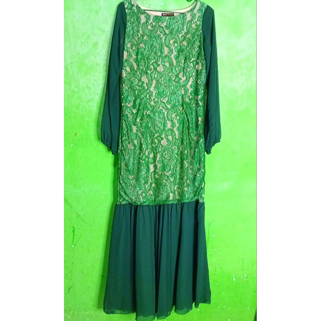 dress brokat ( preloved)