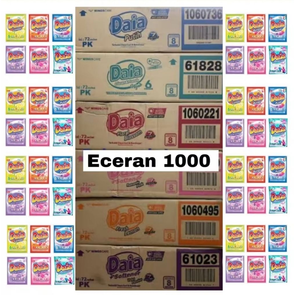 Daia sachet renceng 1 dus