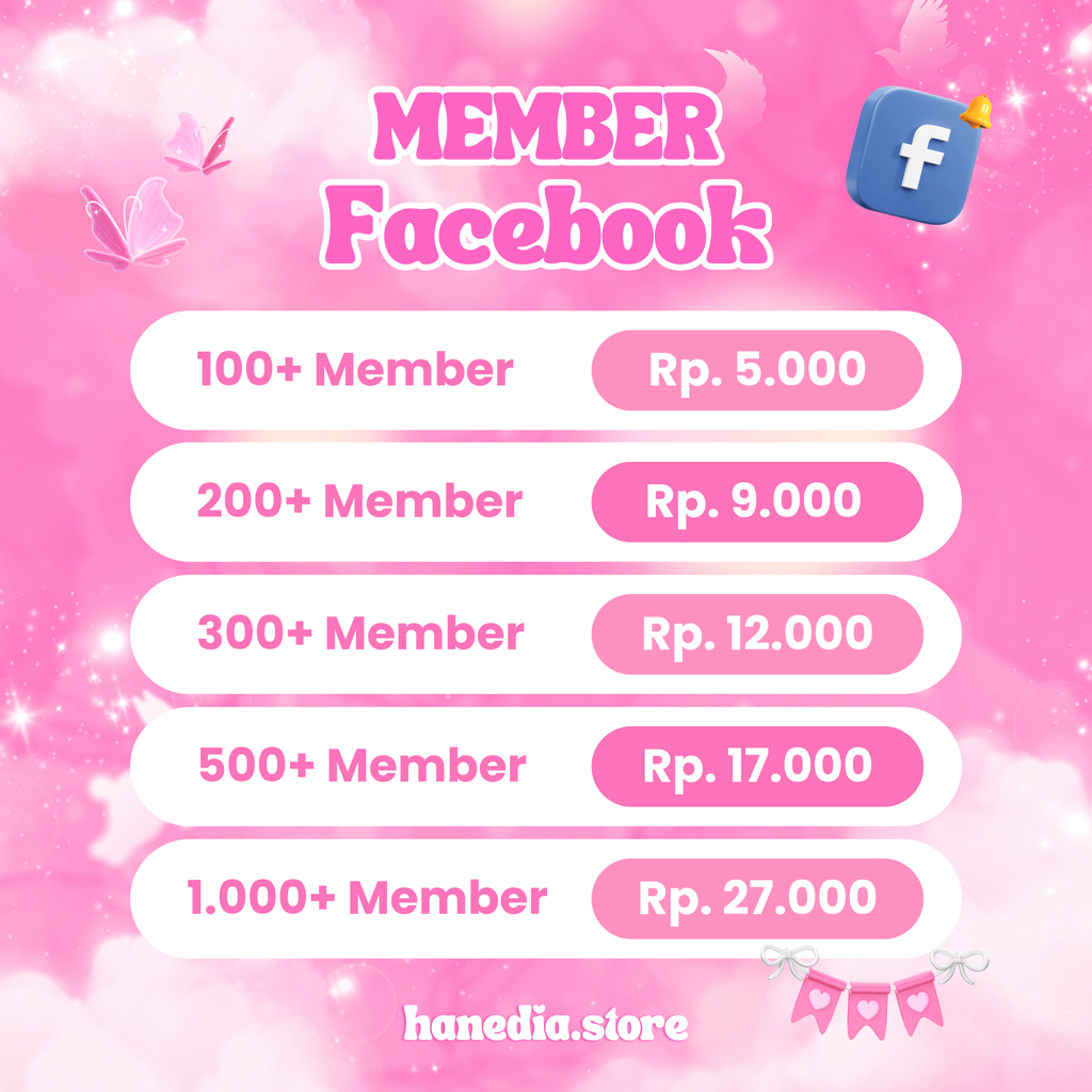 Member Group Facebook Real Aman Murah Bergaransi