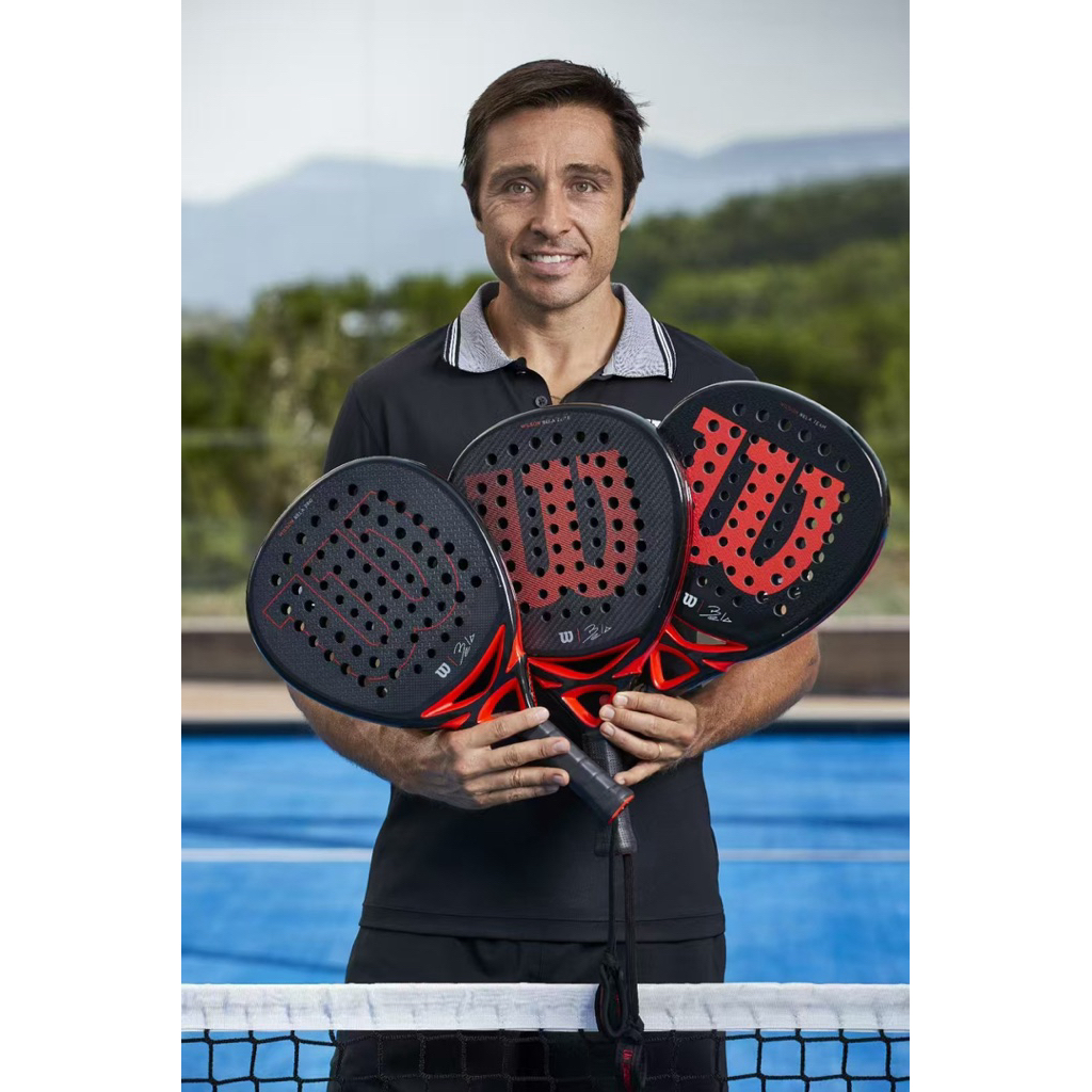 New TerMurah Wilson Padel Racket Blade Ultra Elite Pro Juice V2 Bela LT Junior Pemula Staff Viral Ar