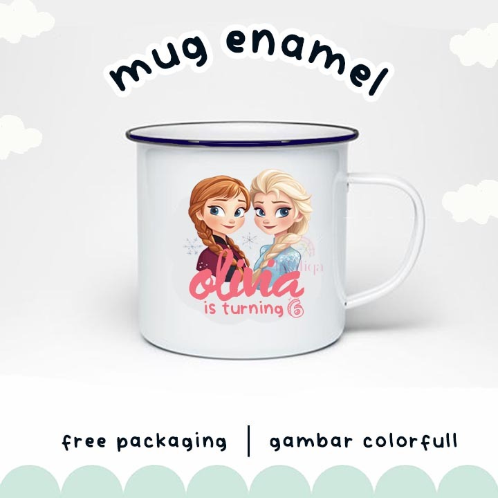 souvenir mug enamel