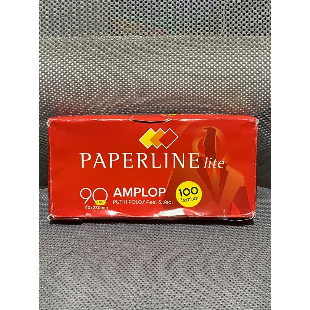 

Amplop / Envelop Putih Perekat Paperline Lite isi 100 pcs 110x230mm 90pps