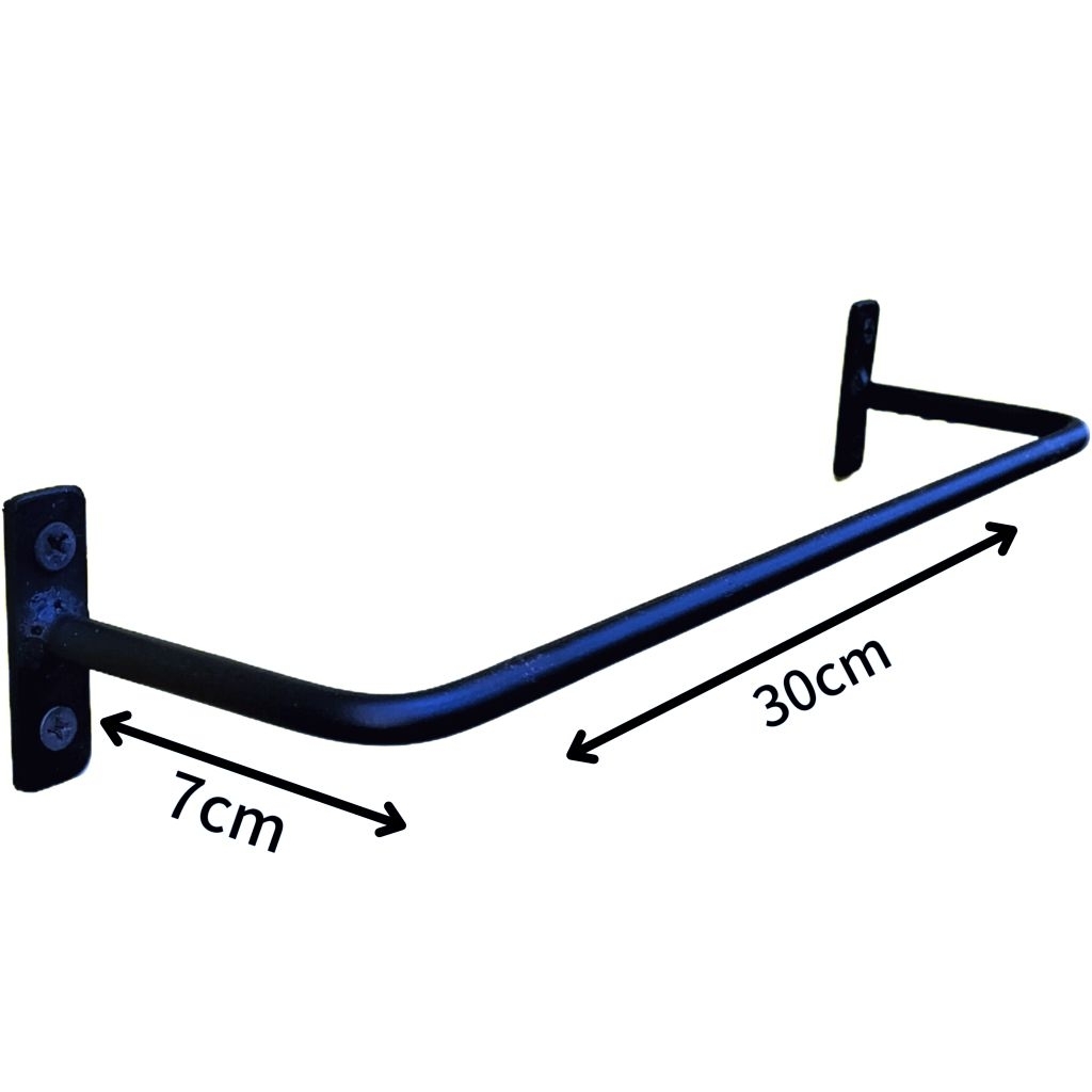 GANTUNGAN BAJU WARNA HITAM /GANTUNGAN HANDUK/JEMURAN BAJU/JEMURAN HANDUK/GANTUNGAN BAJU TEMPEL DINDI