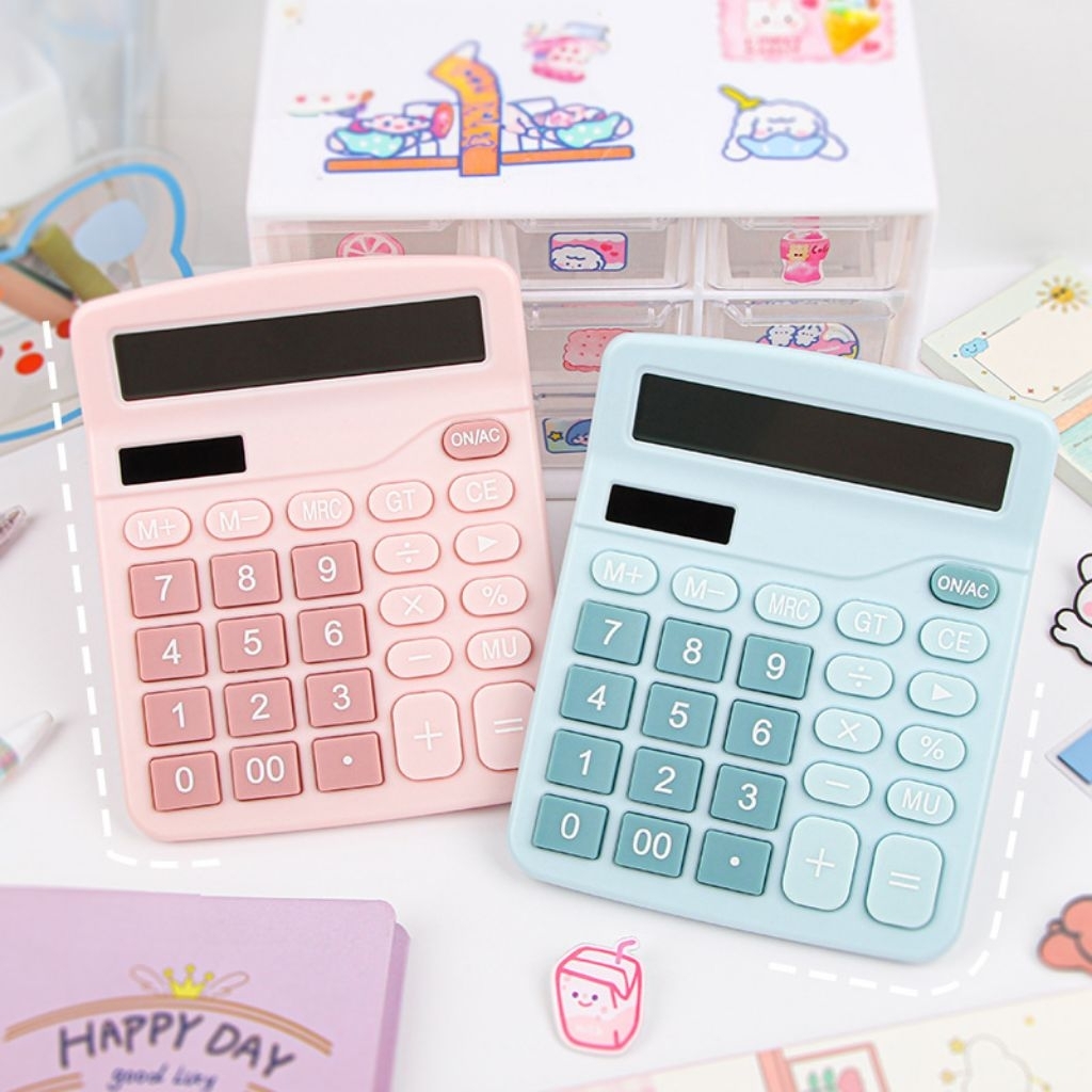 

YN874 Macaron kalkulator 12 Digital Electronic calculator