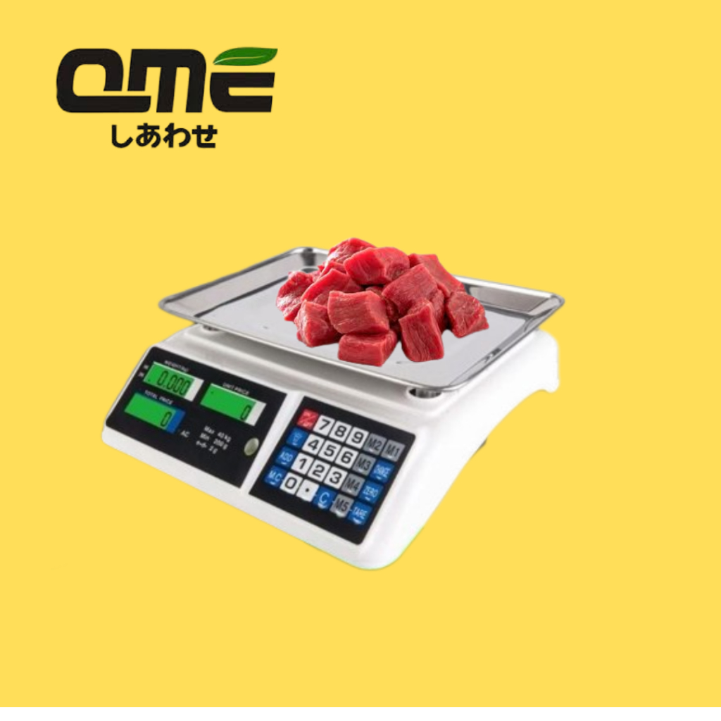 QME Timbangan Buah Digital Merk QME 40kg Digital Computing Scale 40Kg Double Display