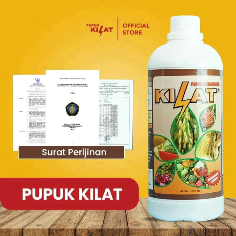 Pupuk Organik Cair KILAT kemasan 1 Liter Hormon Kilat Tanaman ORIGINAL