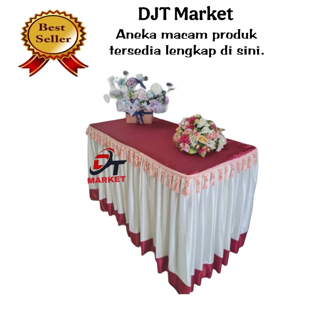 Cover meja prasmanan 150x60x75