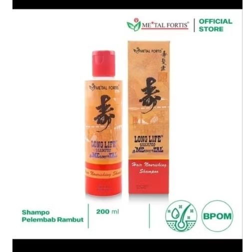 shampo metal pemanjang rambut