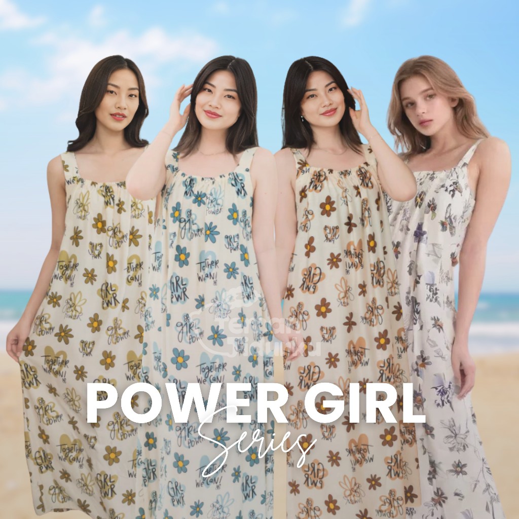 Dress Kutung / Daster Yukensi Jumbo Tanpa Lengan Motif Bunga Rayon Adem Nyaman Bisa Inner