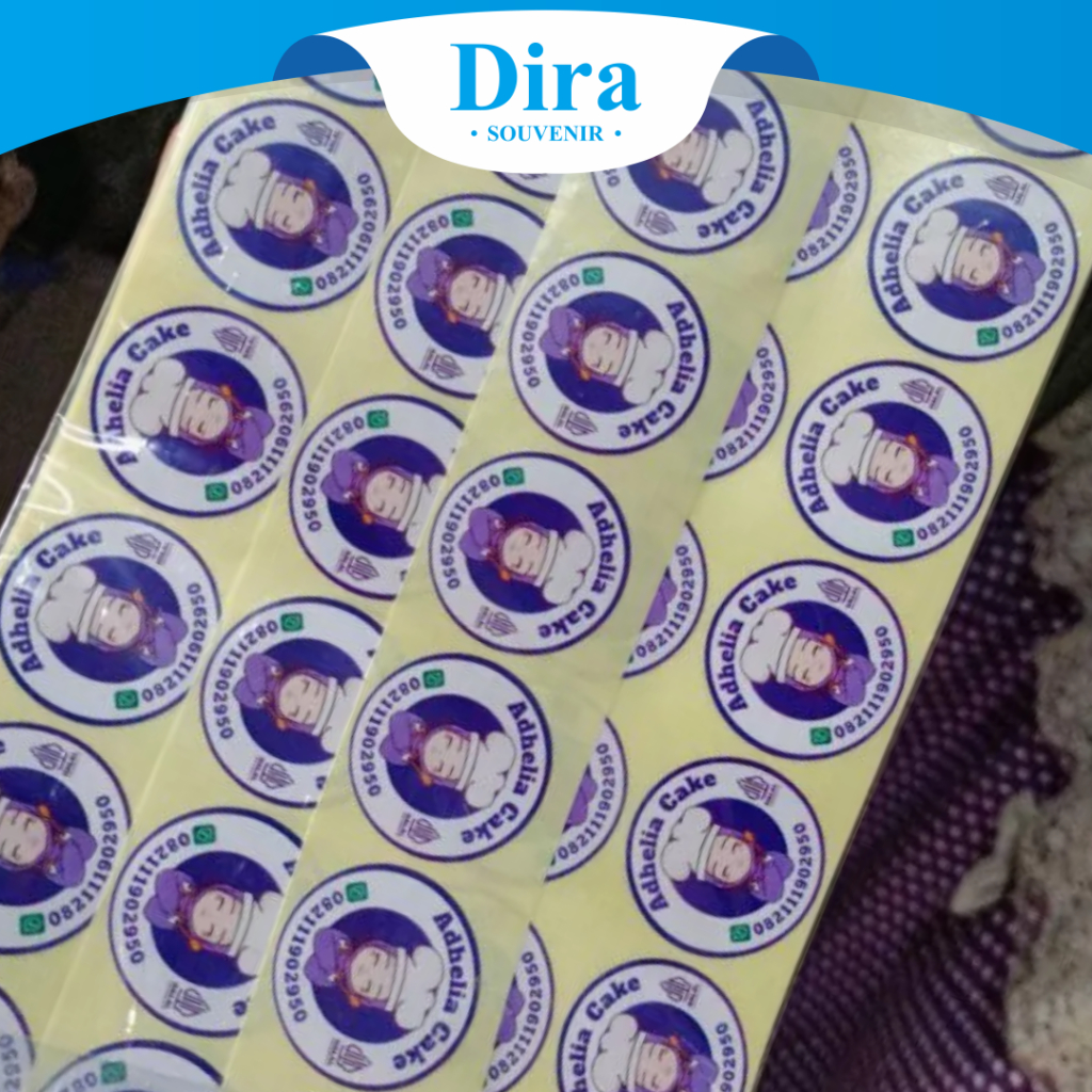 

Dira - Bisa Bikin Sticker Label Thank You 300pcs Bonus 30pcs