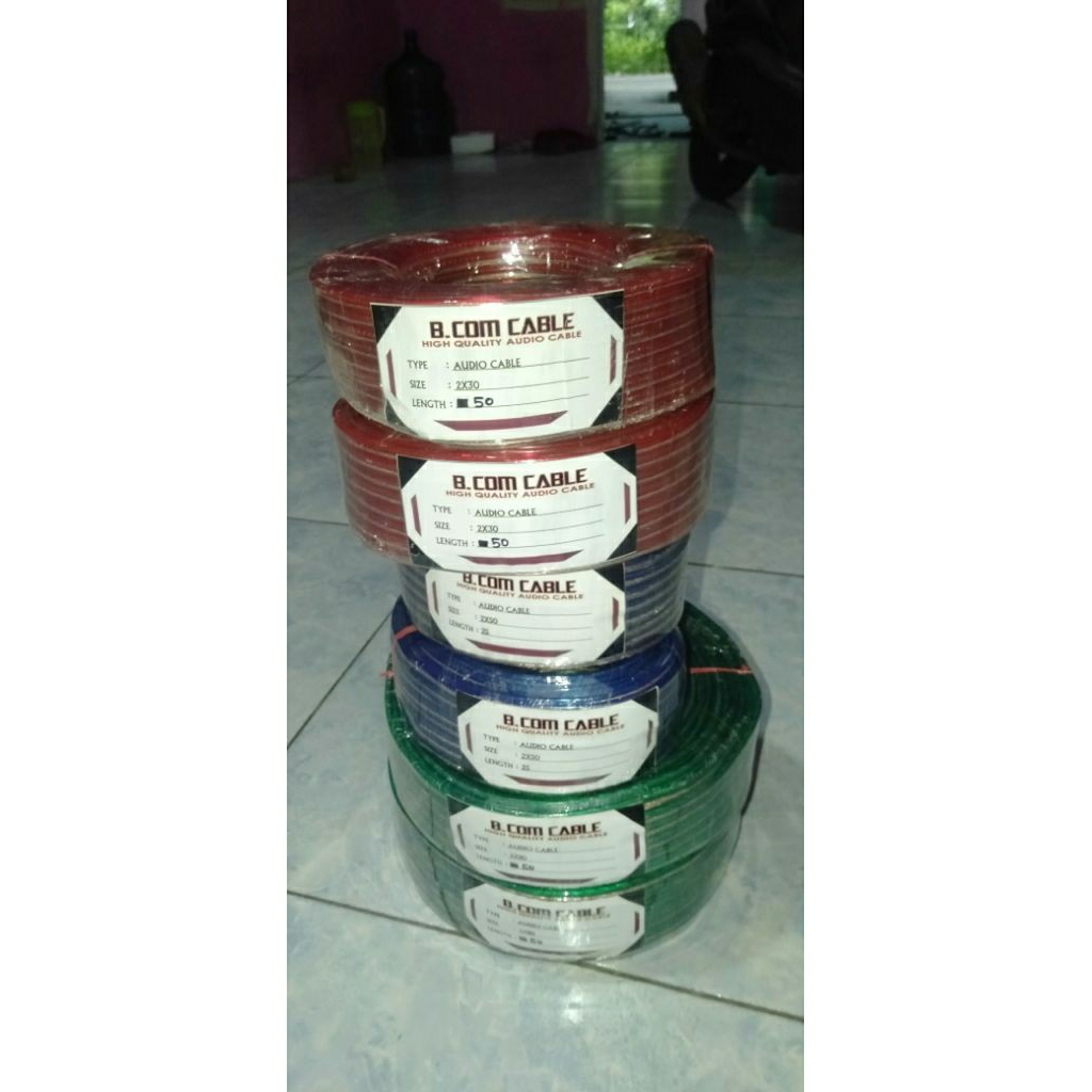 KABEL LISTRIK TRANSPARAN SERABUT 50 YARD 2x120X50