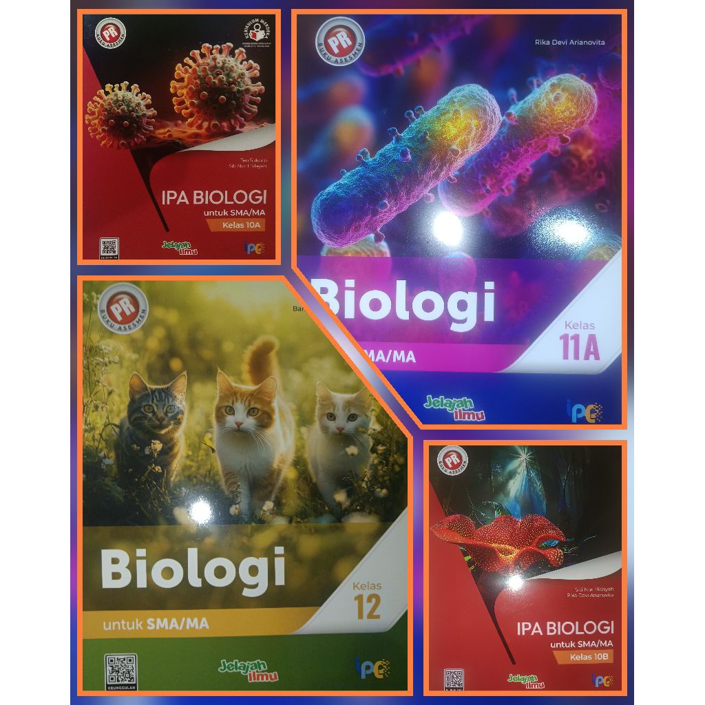 Buku lks/pr Asasmen Biologi kls 11 semester 1semester 2 dan kelas 12  tahun 2023/2024/2025