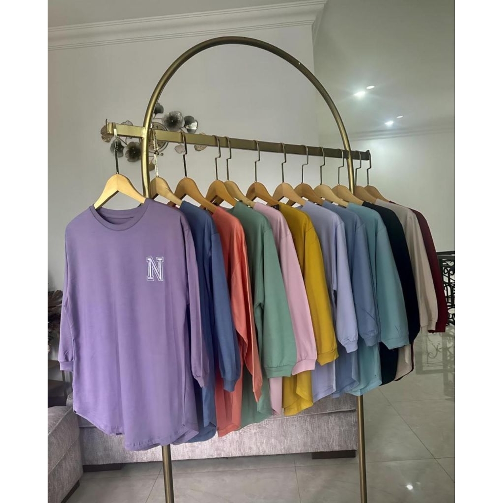 KAOS 7/8 WANITA M L XL