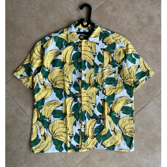 KEMEJA MOTIF BANANA DS SECOND