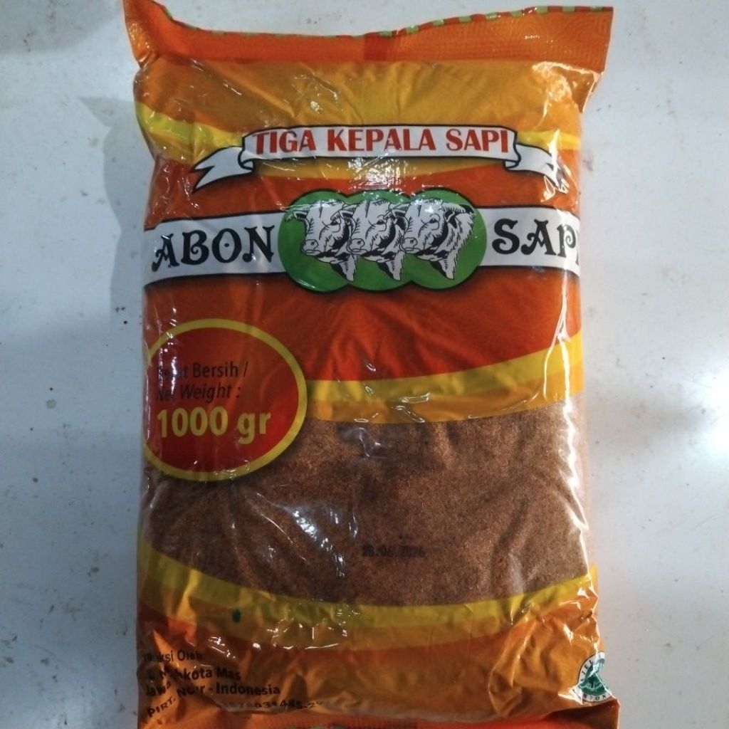 

Abon sapi cap 3 sapi (1kg)