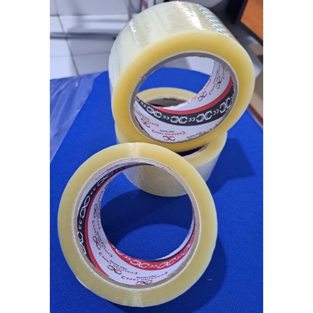 

lakban bening 2" (48mm x 90 yard) - 2" (45mm x 72 yard ) - CC TAPE