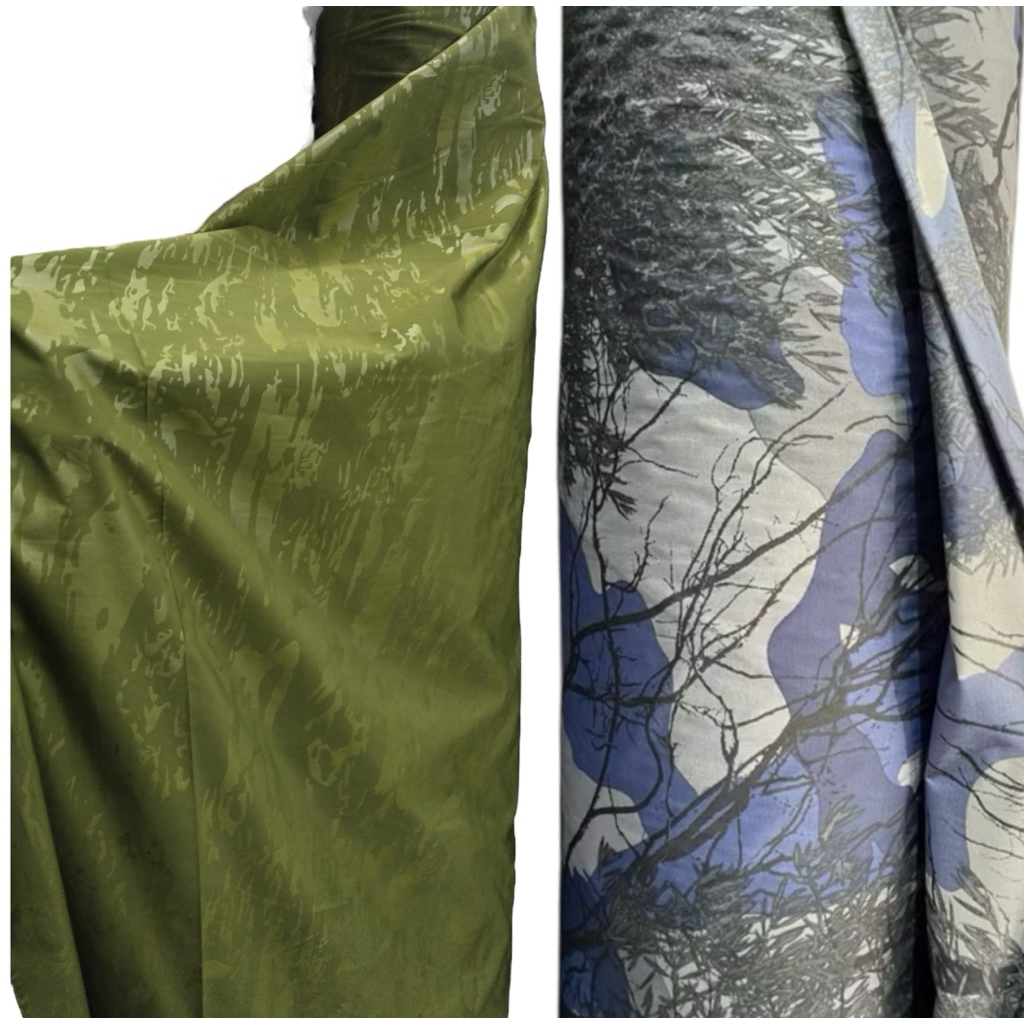 KAIN JAKET MOTIF CAMO ranting waterproof