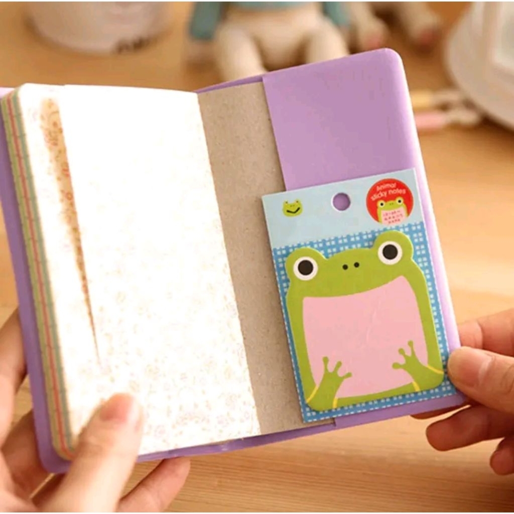 

Sticky Notes Animal/Tempelan Kertas Catatan Memo Note Karakter Animal Lucu Unik Foto Paper Stationary