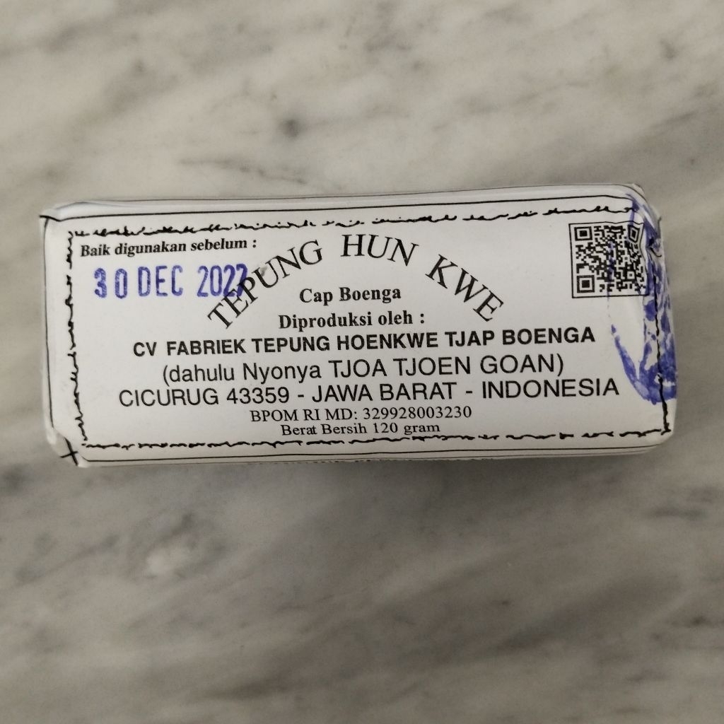 

Tepung Hun Kwe Cap Boenga 120g