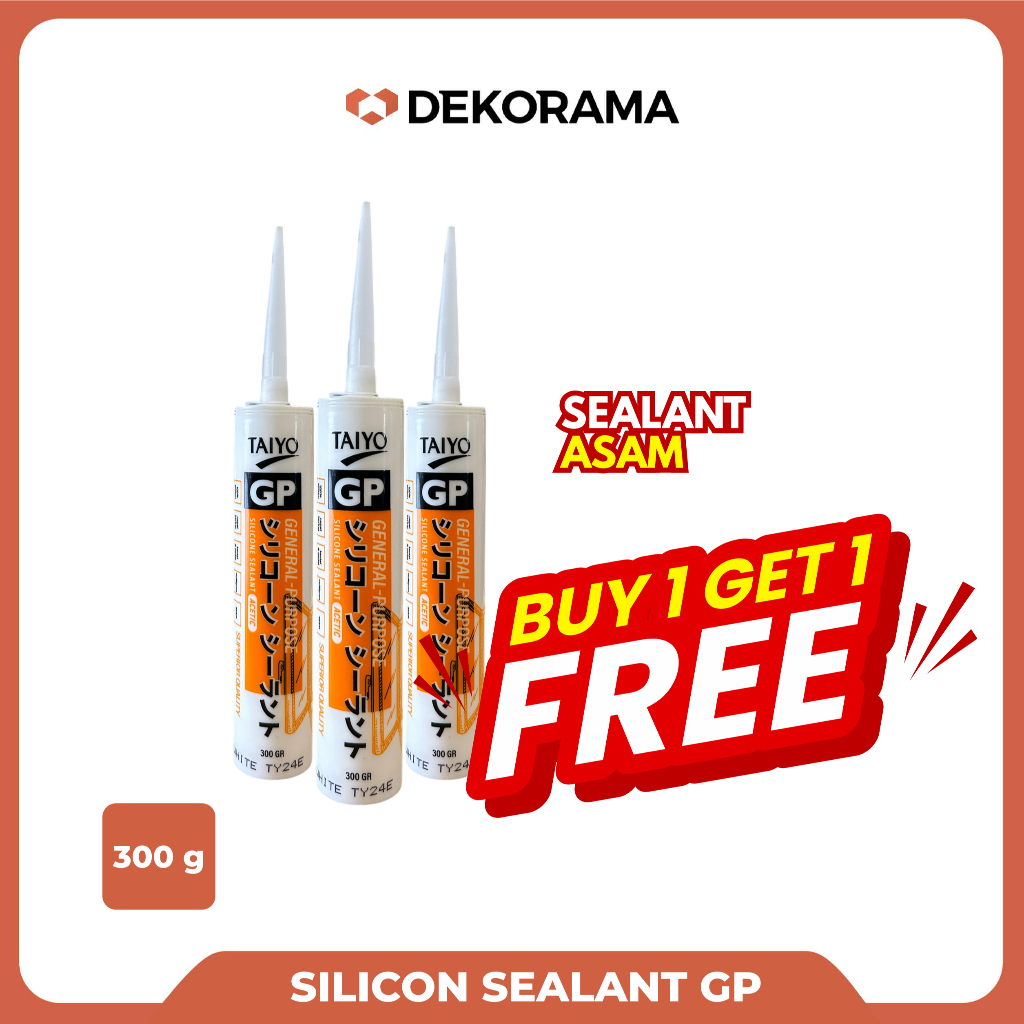 Lem Kaca Aquarium Bening Super Kuat Taiyo GP Asam 300gr | Lem kaca | Lem aquarium Taiyo GP Asam 300g