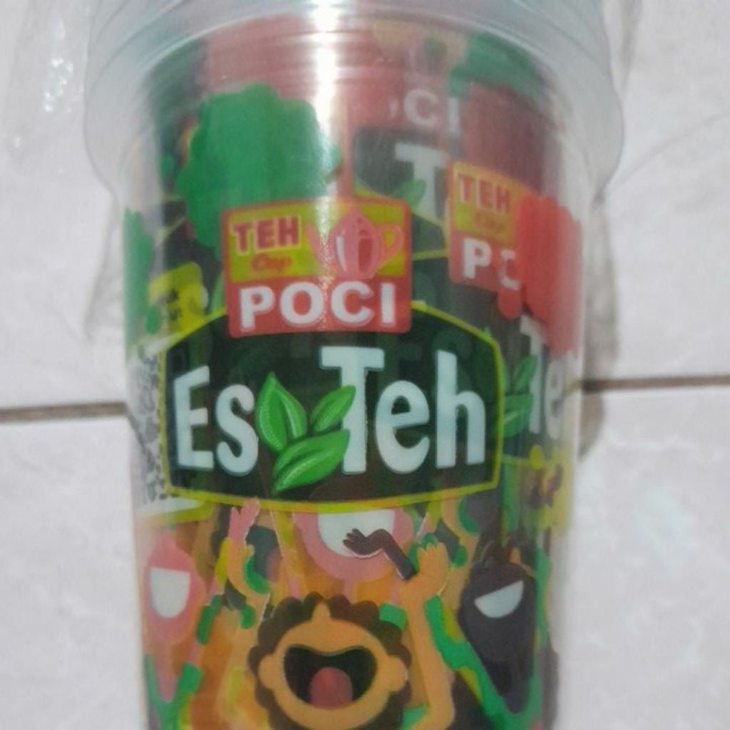 Cup Es Teh  cap Poci
