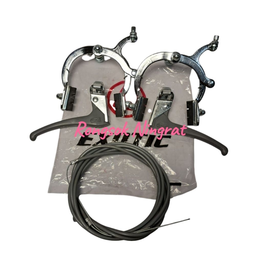 Rem Jepit Cepit Sepeda U Brake Fullset Sepeda Anak BMX Mini Jengki Exotic