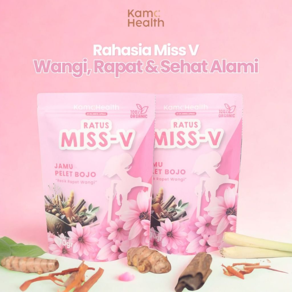 Kamahealth Ratus Miss V Herbal Wash | Rempah Alami Pembasuh Merendam Kewanitaan | Jamu Pelet Bojo, C