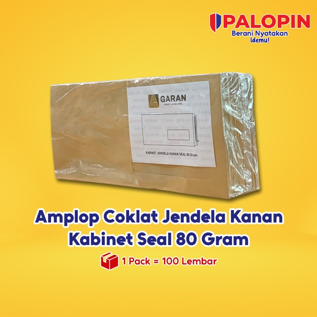 

Amplop Cokelat - Garan Kabinet Jendela Kanan Seal 80 Gsm (isi 100 pcs )