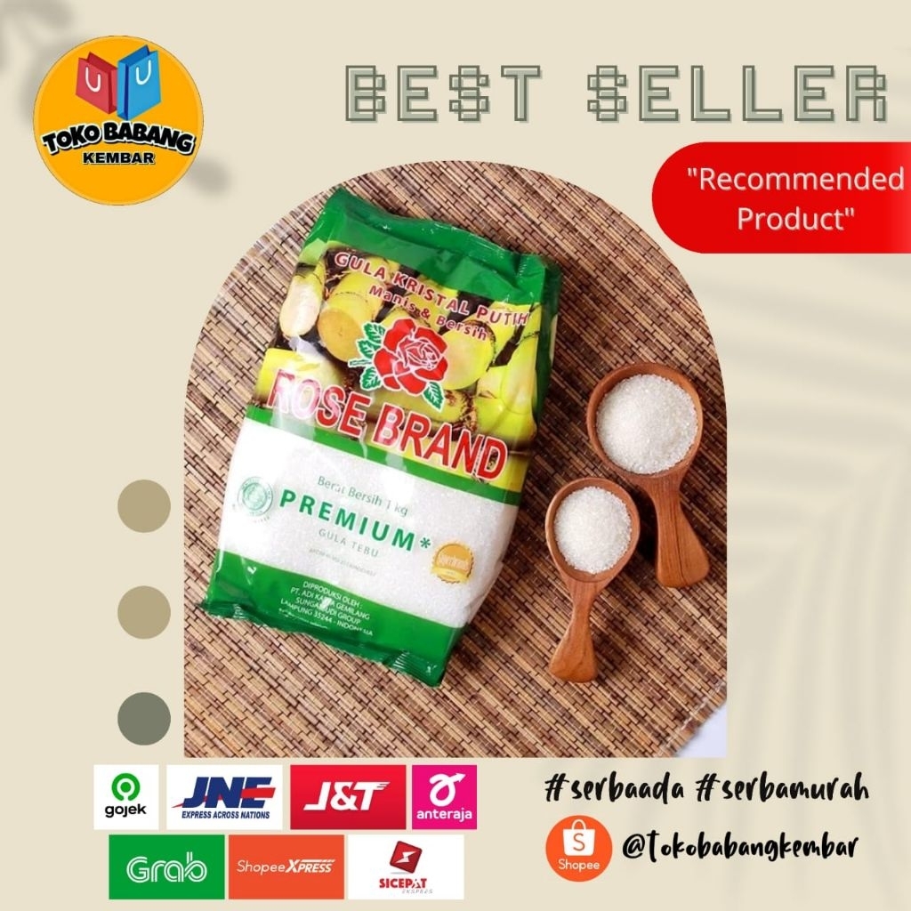 

Gula Pasir Rosebrand Premium 1 Kg