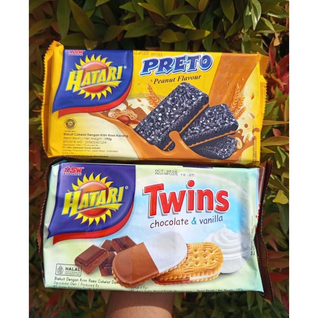 

Hatari Cream | hatari biskuit cream | Kemasan 190 gr | Camilan atau snack manis & gurih.