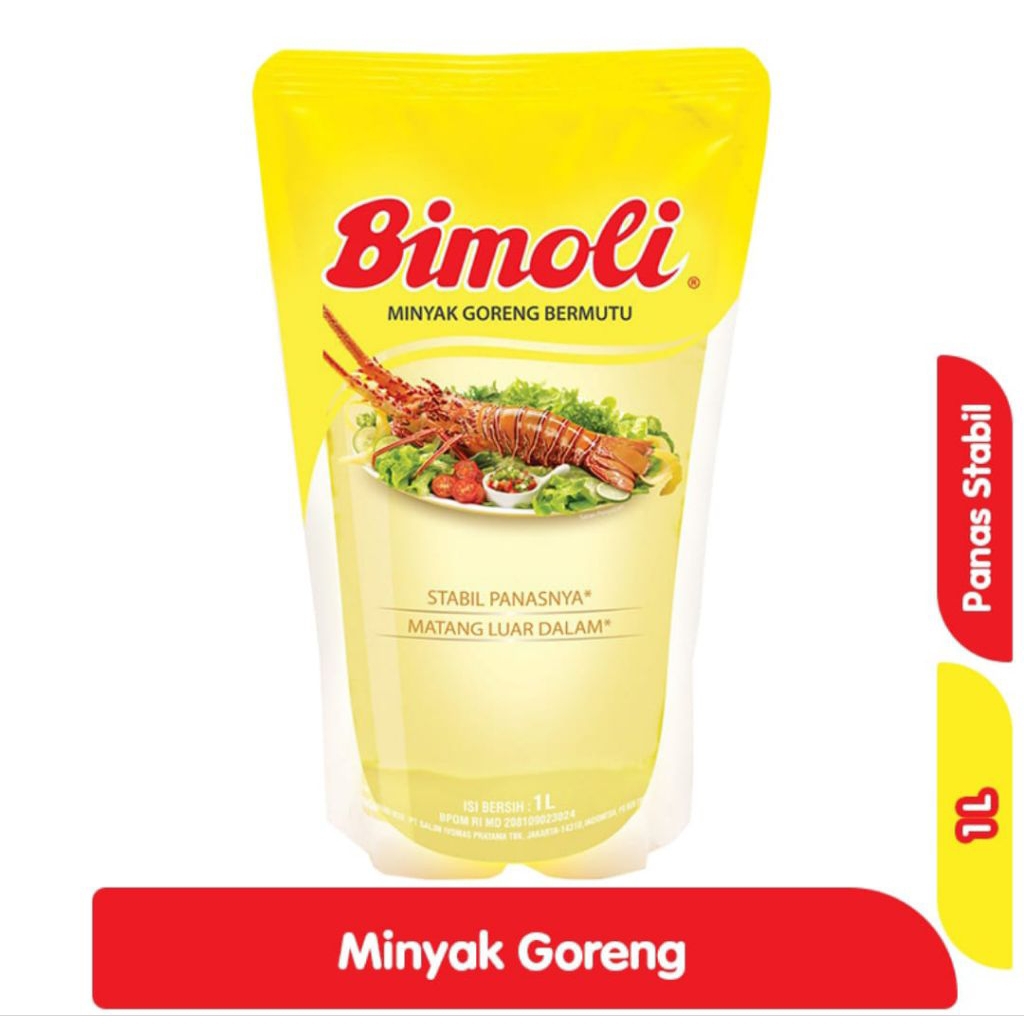 

Minyak Goreng Bimoli kemasan Pouch 1 Liter