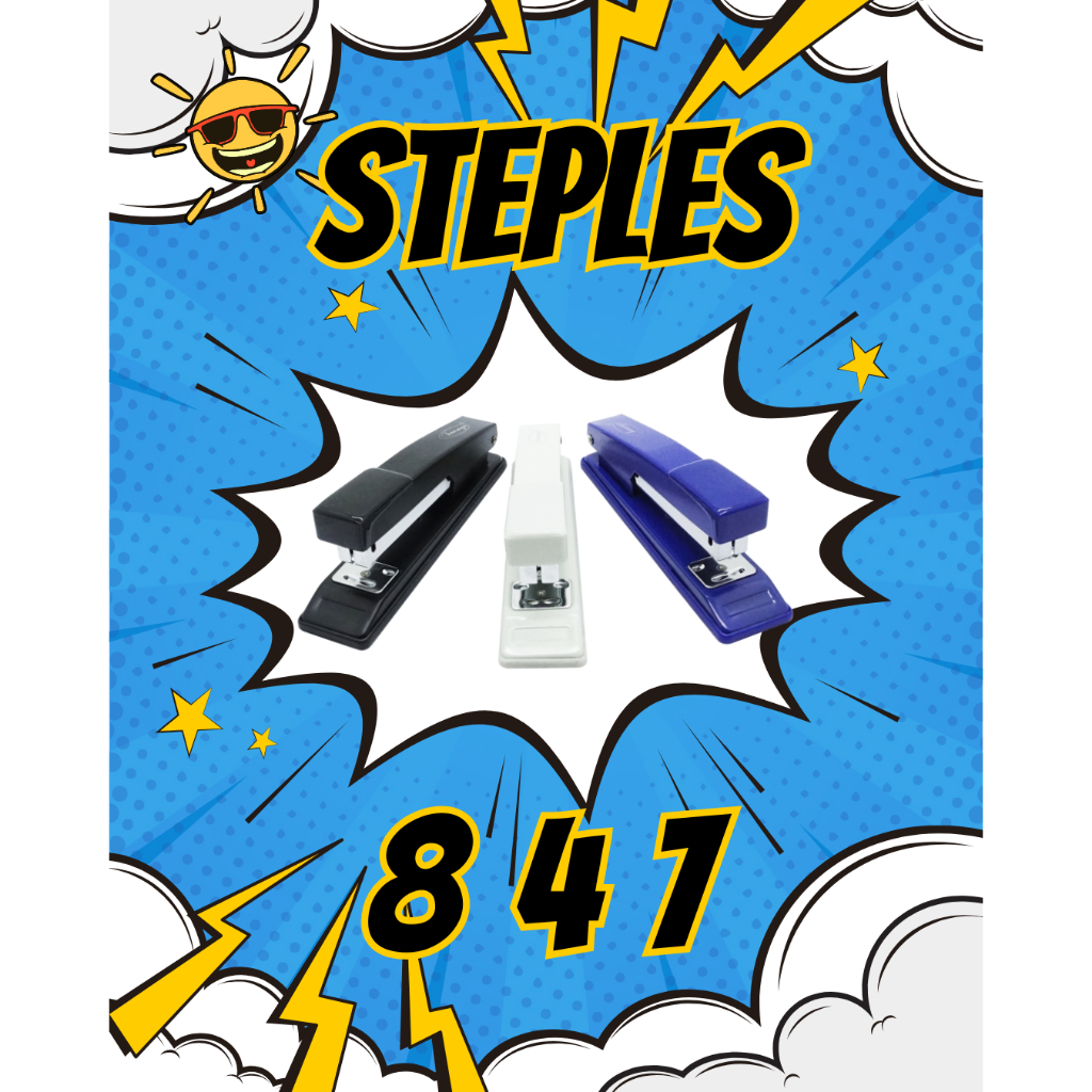 

Steples HNG 847 Black, White, Blue.