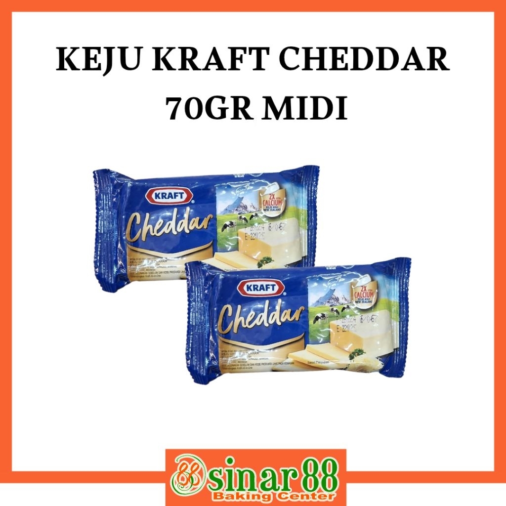 

KEJU KRAFT CHEDDAR 70GR MINI