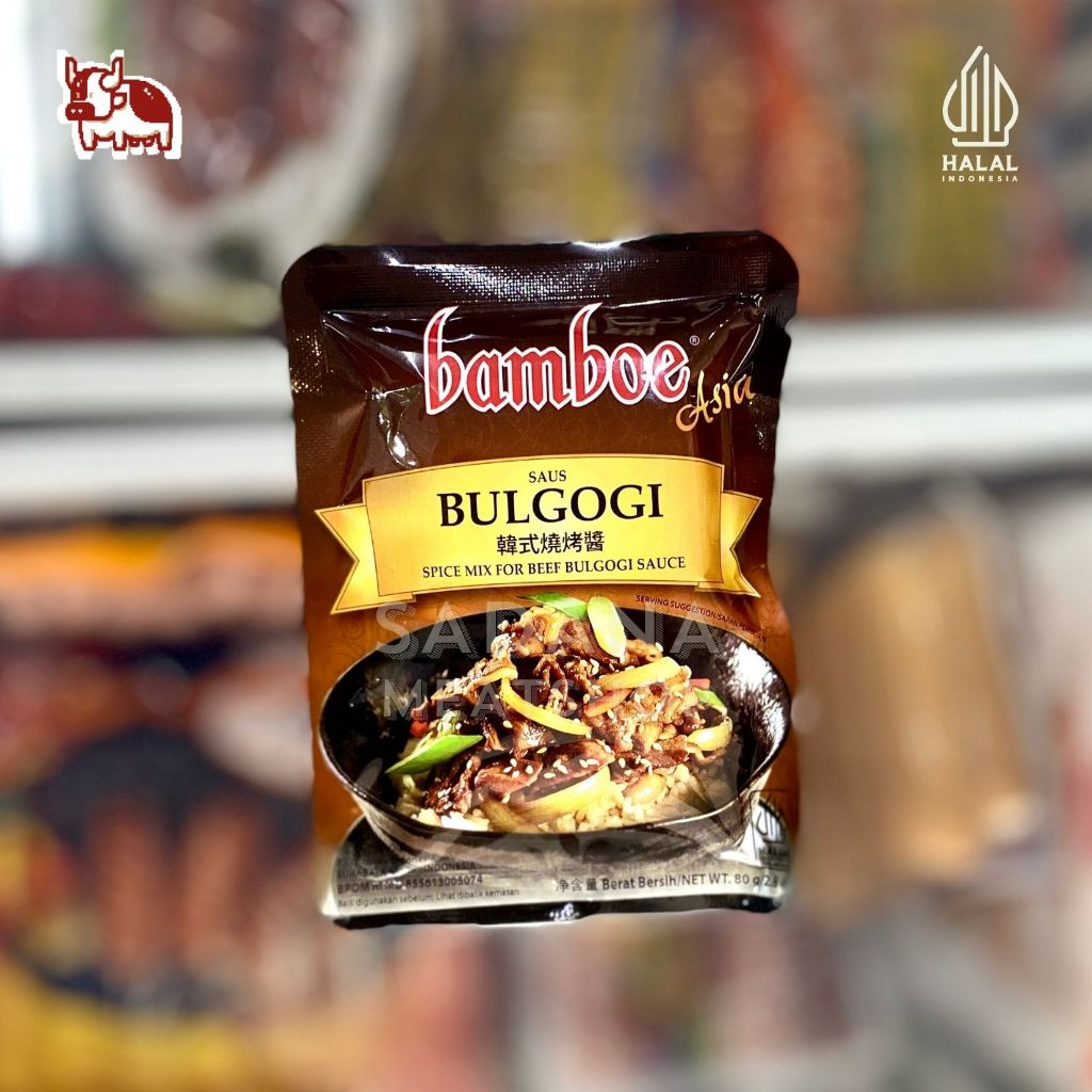 

BAMBOE Asia Saus Bulgogi 80g – Bumbu Daging BBQ Korea Praktis, Gurih & Manis