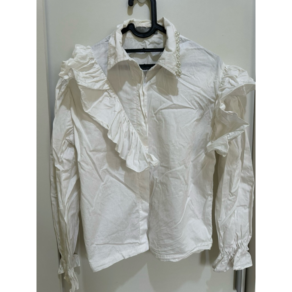 blouse white jenna kaia