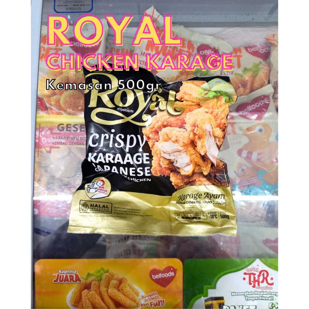 

Frozenfood BELFOODS ROYAL Crispy Karage Japanese 500gr