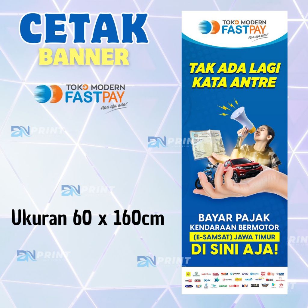BANNER AGEN FASTPAY KODE B 60X160